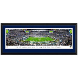 panoramic deluxe framed photo 2025 Capital One Orange Bowl - Notre Dame vs Penn State